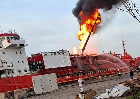 Türk bayraklı MT Orinda isimli LPG tankeri Ukrayna’nın İzmail Limanı’nda