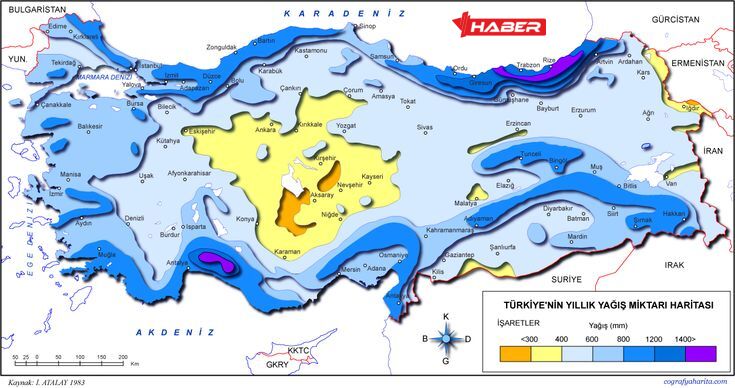 türkiye su krizi haritası
