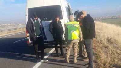 Ağrı’nın Tutak ilçesine bağlı Köşk Köyü yakınlarında meydana gelen trafik