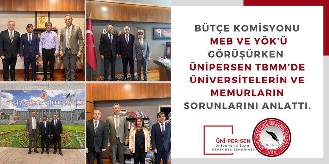 Üniversite İdari Personel Sendikası (ÜNİPERSEN), Milli Eğitim Bakanlığı’nın (MEB) ve