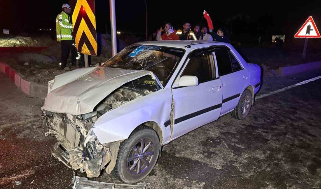 Uşak’ta meydana gelen trafik kazasında, Fevzi Çakmak Mahallesi Halil Kaya