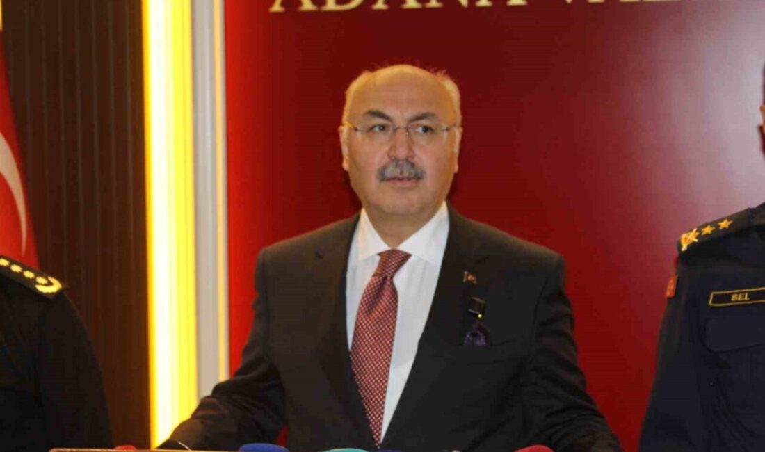 Adana Valisi Yavuz Selim Köşger, Asayiş ve Güvenlik Toplantısı’nın ardından