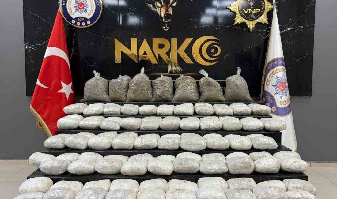 Van’ın Başkale ilçesinde polis ekipleri tarafından gerçekleştirilen operasyon sonucunda 134