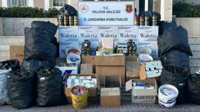 Yalova’da jandarma operasyonunda 1 kişi gözaltına alındı ve 142,260 dolu,