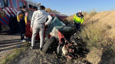 Ortaköy kara yolunda meydana gelen trafik kazasında 1 kişi hayatını