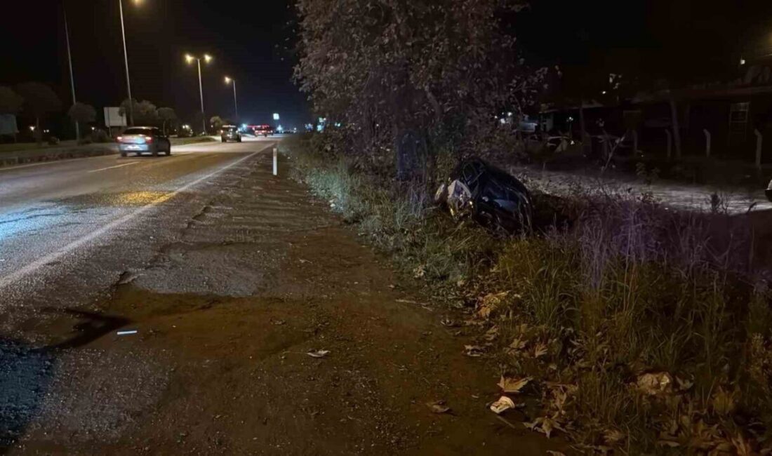 Çaycuma ilçesinde bir otomobilin sürücüsünün kontrolünü kaybetmesi sonucu meydana gelen