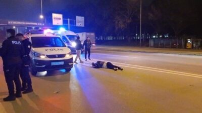 Bir kişi, Bursa’da 100 metre uzaklıktaki üst geçidi kullanmayarak ana