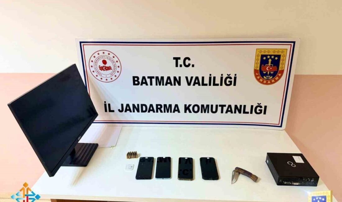 Batman Il Jandarma Komutanlığı tarafından yürütülen bir operasyonda, yasa dışı
