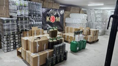 Uşak’ta, sahte zeytinyağı üreten ve piyasaya gerçek zeytinyağı olarak satan
