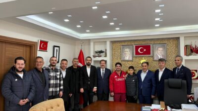 Dünya Halter Türkiye Şampiyonu Muhammed Furkan Özbek, AK Parti Yozgat