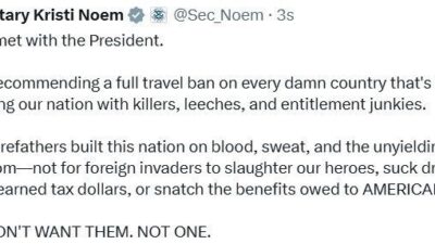 ABD İç Güvenlik Bakanı Kristi Noem, ABD Başkanı Donald Trump’la