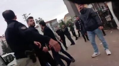 Adıyaman’da, bir polis memurunun intihar etmesiyle ilgili olay yerinde çalışma