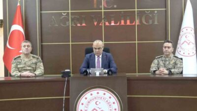Ağrı Valisi Mustafa Koç, Kasım ayı güvenlik raporunu kamuoyuyla paylaştı.