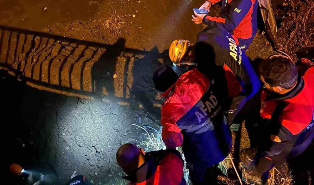 Ağrı ilinde, yaklaşık 4 metre yükseklikteki bir köprüden düşen bir