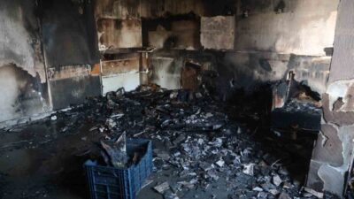 Kalekamberli Mahallesi’nde bulunan bir evde meydana gelen yangının, elektrik kontağından