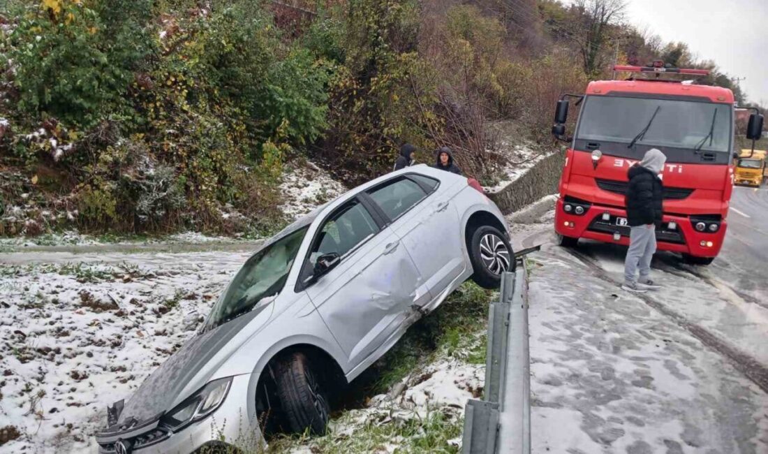 Zonguldak’ın Alaplı ilçesi ile Akçakoca arasındaki Güzelyalı Köyü mevkiinde meydana