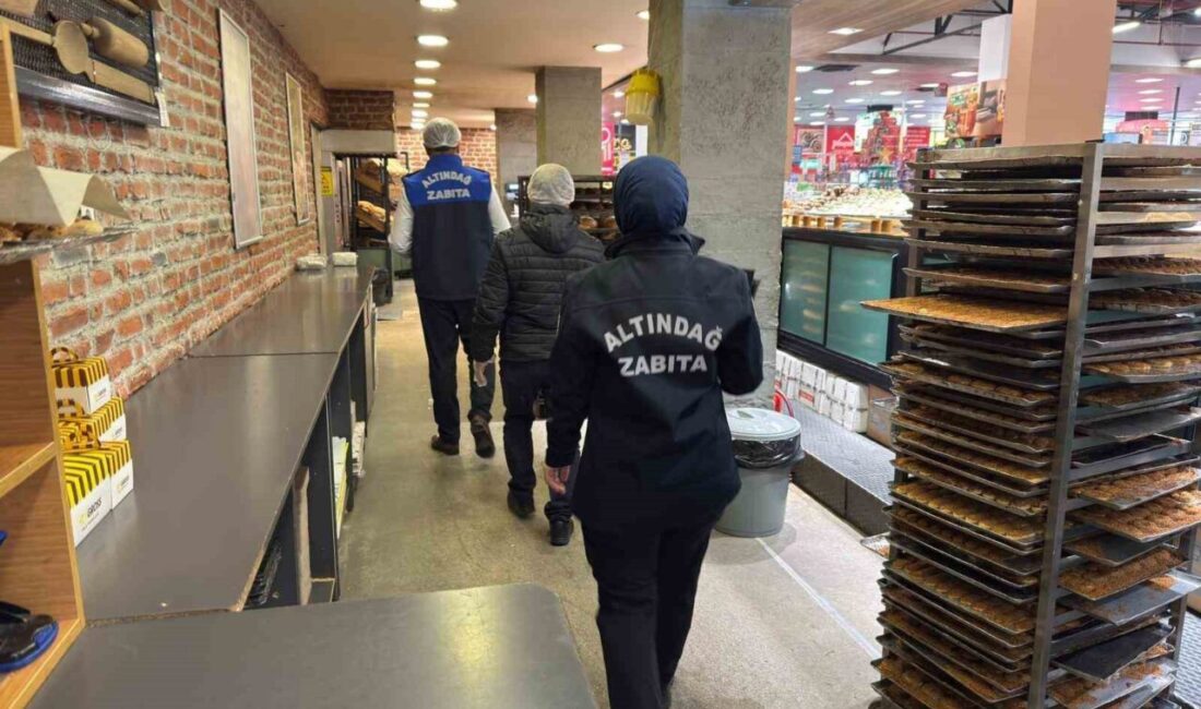 Altındağ Belediyesi Zabıta Müdürlüğü ekipleri, yılbaşı gecesinin huzurlu geçmesi amacıyla