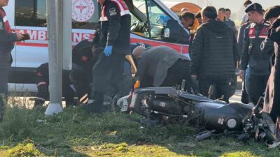 Muğla’nın Menteşe ilçesinde meydana gelen bir kazada, ambulans şoförü hayatını
