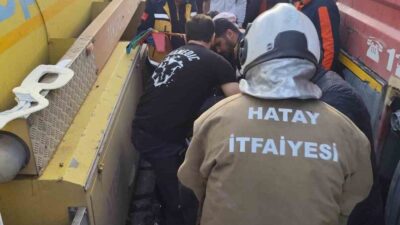Hatay’da meydana gelen trafik kazasında bir kamyon sürücüsü yaralandı. Kaza,