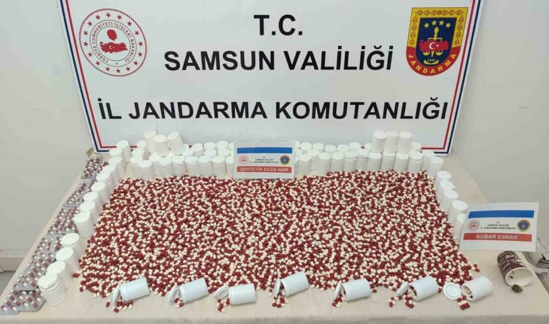 Samsun’da bir apartmanın yöneticisi, jandarma ekipleri tarafından gerçekleştirilen bir uyuşturucu