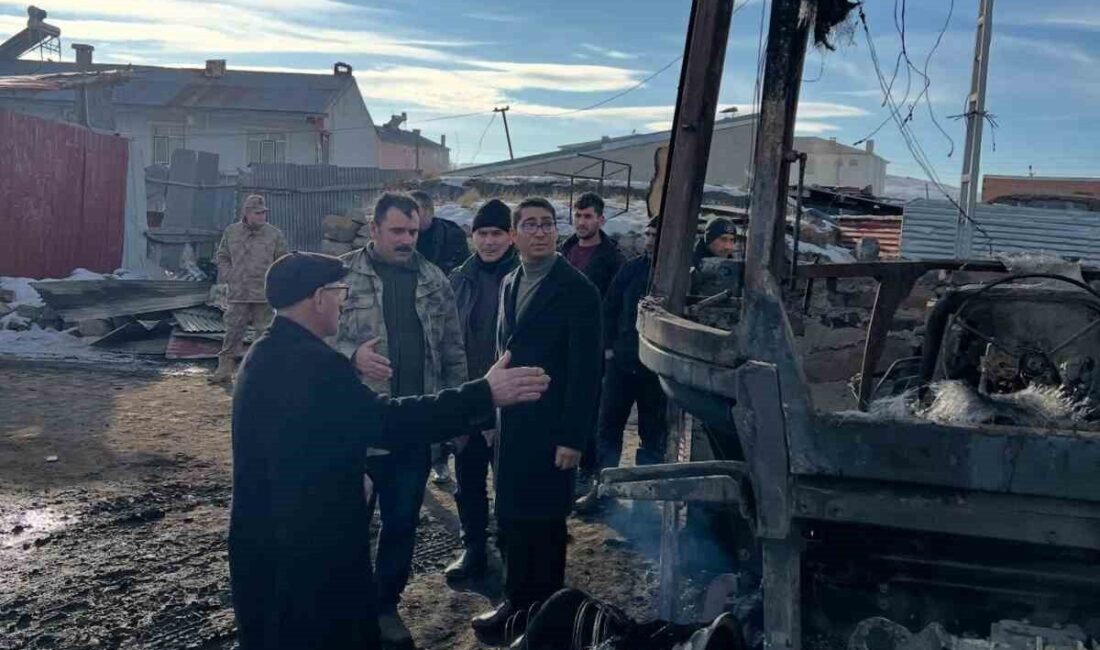 Ardahan’ın Hanak ilçesine bağlı Ortakent Mahallesi’nde meydana gelen yangın, profesyonel