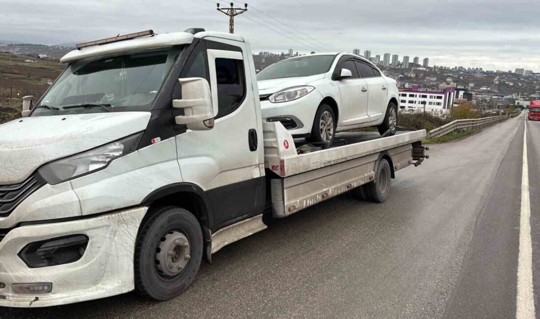Samsun’un İlkadım ilçesinde narkotik ekiplerinin özenli çalışması sonucunda, arızalı araç