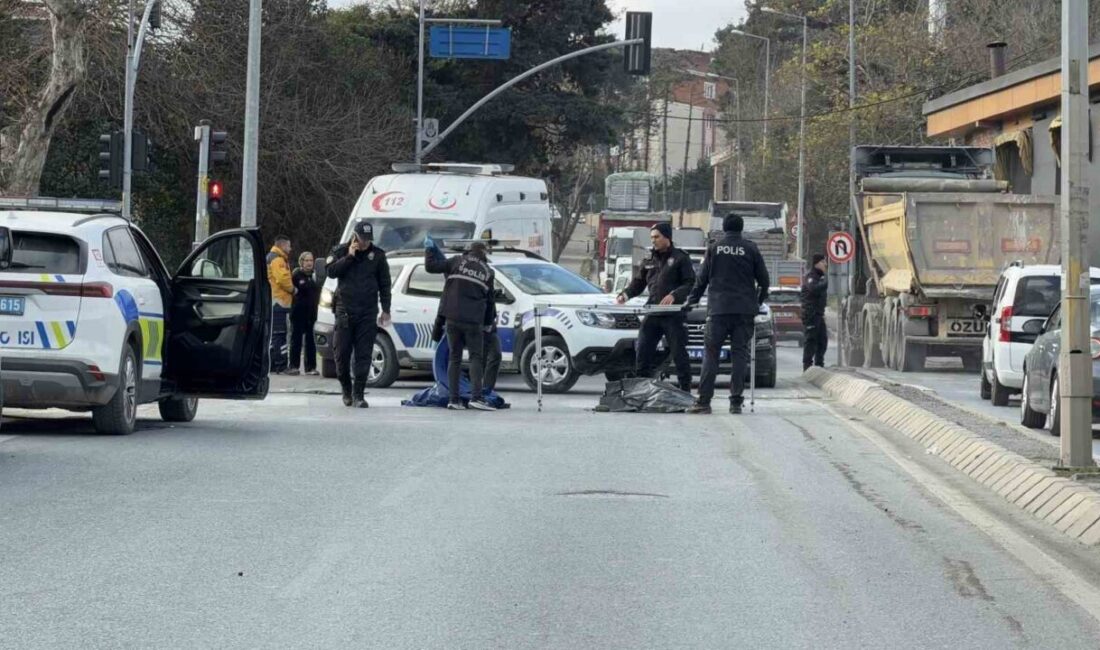 İstanbul’un Arnavutköy ilçesinde yaşlı bir adamın, karşıya geçmeye çalışırken hafriyat