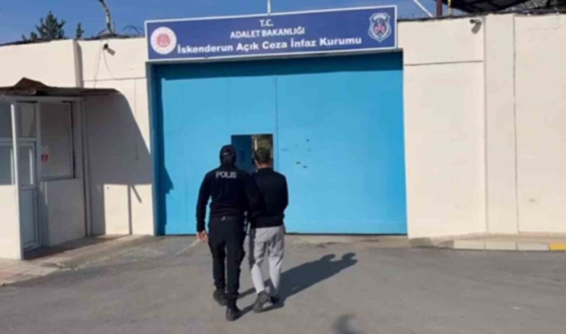 Arsuz ilçesinde uyuşturucu suçu kapsamında aranan ve hapis cezasına çarptırılan