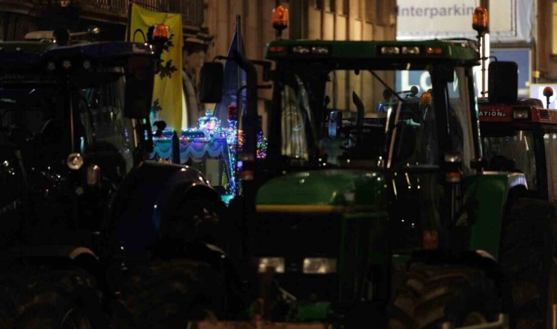 Avrupa çiftçileri, Brüksel’de gerçekleşen Avrupa Birliği (AB) zirvesi öncesinde tarım