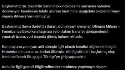 Fenerbahçe Spor Kulübü’nün eski yönetim kurulu üyelerinden Avukat Ali Alper