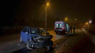 Eskişehir’de yağmurun etkisiyle aynı yolda aynı anda dört farklı kaza
