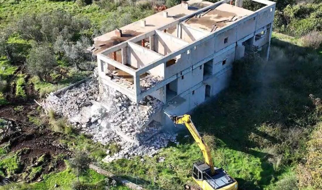 Çanakkale’deki İl Özel İdaresi Yapı Kontrol Müdürlüğü tarafından yürütülen çalışmalar