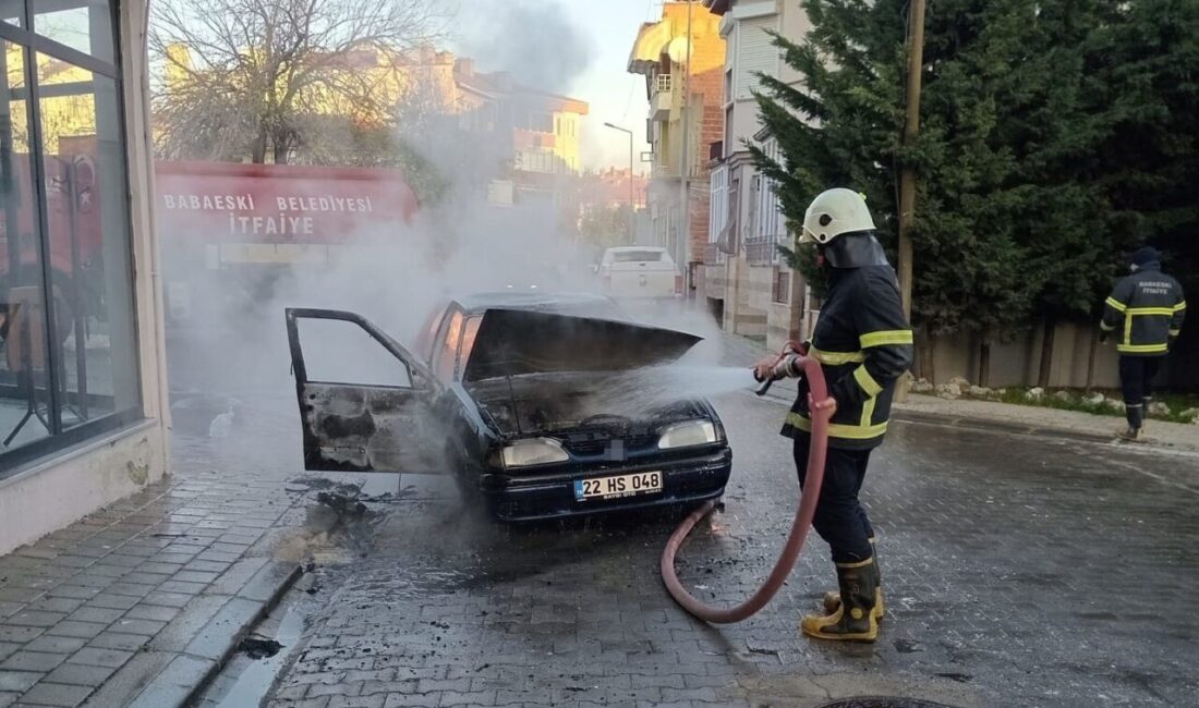 Babaeski ilçesine bağlı Hacıhasan Mahallesi Akarca Sokak’ta seyir halindeyken önde