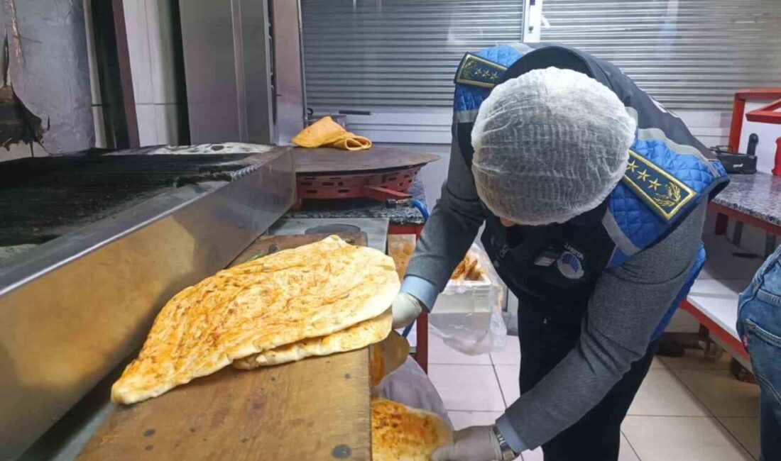 Hatay’ın Dörtyol ilçesinde, zabıta ekipleri tarafından yürütülen iş yeri denetimi