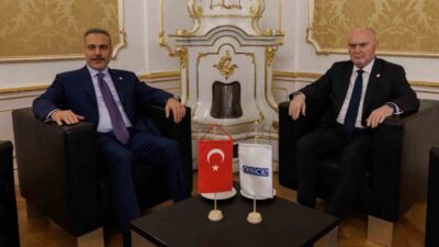 Türkiye Dışişleri Bakanı Hakan Fidan, AGİT Genel Sekreteri Feridun Sinirlioğlu