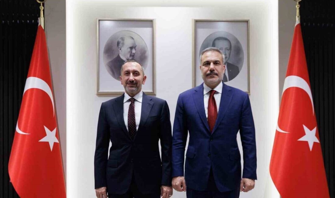 Ankara’da, Dışişleri Bakanı Hakan Fidan, Siber Güvenlik Başkanı Ümit Önal’ı