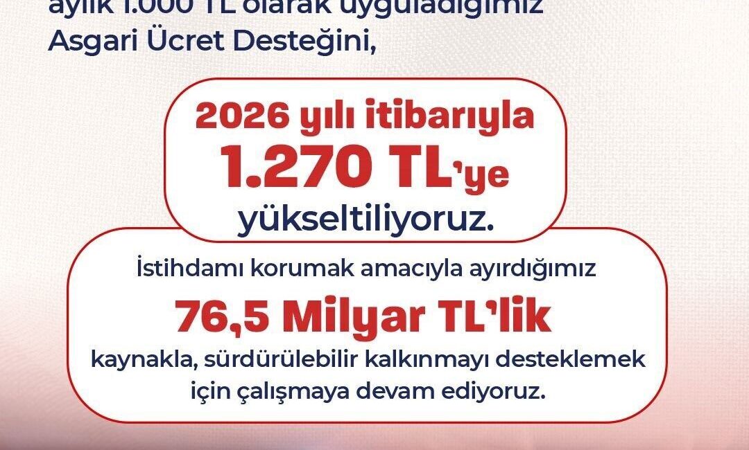 Çalışma ve Sosyal Güvenlik Bakanı Vedat Işıkhan, gelecek yıl için