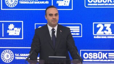 Sanayi ve Teknoloji Bakanı Mehmet Fatih Kacır, yaptığı açıklamada Anadolu’da