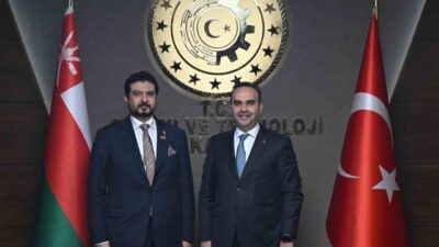 Sanayi ve Teknoloji Bakanı Mehmet Fatih Kacır, Umman’ın Ticaret, Sanayi