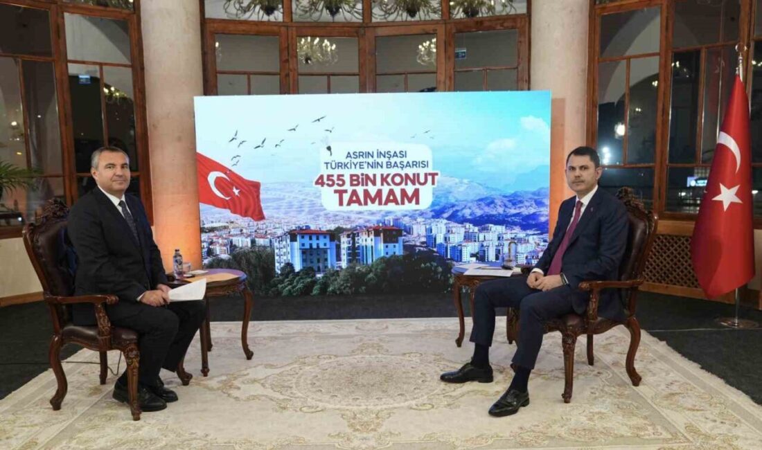 Çevre, Şehircilik ve İklim Değişikliği Bakanı Murat Kurum, Hatay’daki asrın