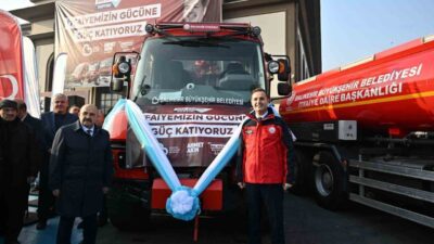 Balıkesir Büyükşehir Belediye Başkanı Ahmet Akın, Balıkesir İtfaiyesine 7 yeni