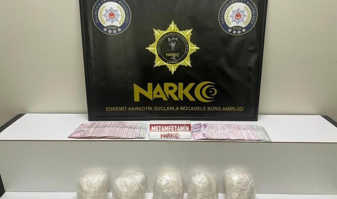 Balıkesir İl Emniyet Müdürlüğü’ne bağlı Narkotik Suçlarla Mücadele Şube Müdürlüğü