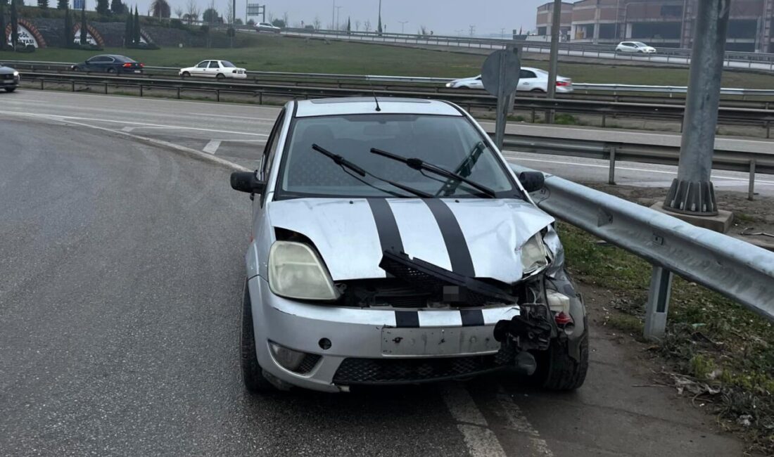 Bursa’nın İnegöl ilçesinde meydana gelen bir kazada, bir aracın kontrolden
