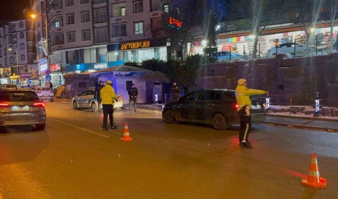 Akyurt ilçesinde polis ekipleri, yılbaşı öncesinde geniş kapsamlı denetim operasyonu