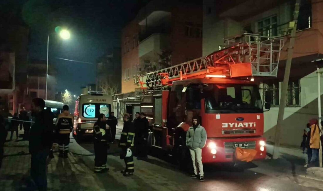 Batman’da meydana gelen yangında, 85 yaşındaki Abdurrahman Utanır isimli yatalak