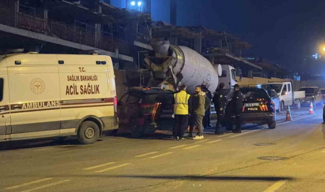İstanbul’un Arnavutköy ilçesinde, beton mikserinin temizliğini yaparken içine düşen sürücü