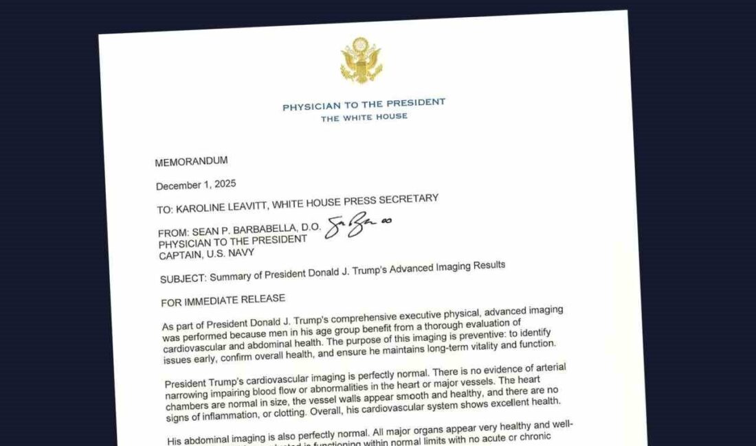 ABD Başkanı Donald Trump’ın sağlık durumu hakkında Beyaz Saray’dan yapılan