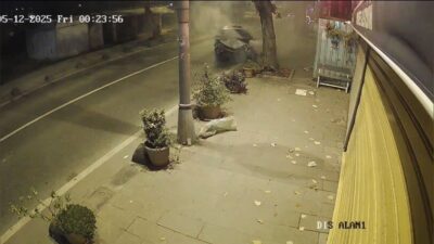 Beykoz’da ehliyetsiz bir sürücü, direksiyon hakimiyetini kaybederek kontrolü otomobilin üzerinde