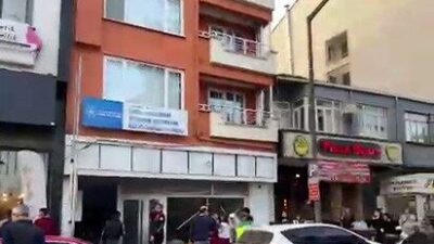 Biga ilçesindeki özel bir kız öğrenci yurdunda yaşanan yangın paniği