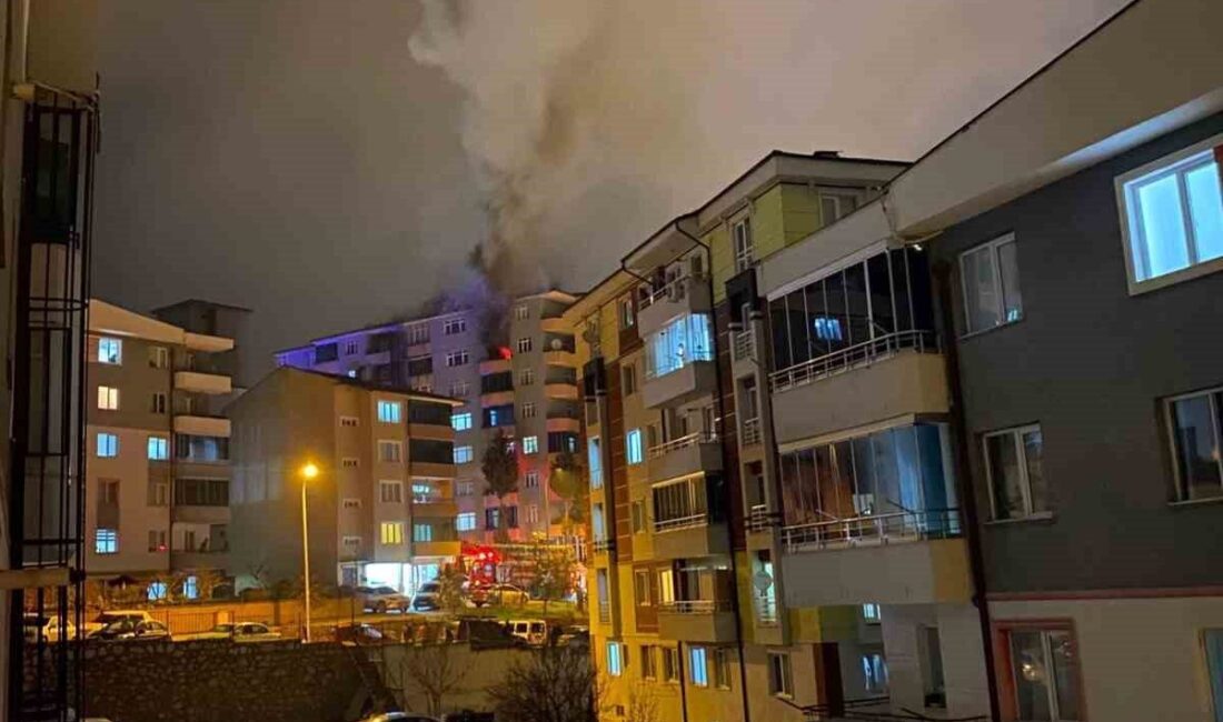 Bilecik’te Bahçelievler Mahallesi Dinar Sokak’ta bulunan 7 katlı bir binanın